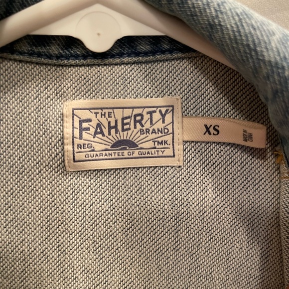 Faherty stretch terry trucker jacket - Picture 7 of 11